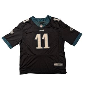 Nike On Field Philadelphia Eagles Carson Wentz Stitched Jersey Men's 2XL (56)